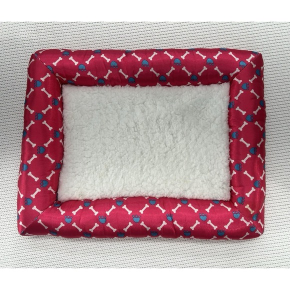 Build-A-Bear Other - Build A Bear‎ Workshop Pet Purple Paw/Bone Print Dog Bed Mat BABW